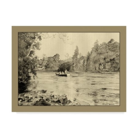 Ernest Briggs 'On The River Iv' Canvas Art,14x19